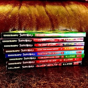 1-8 Slappyworld books by R.L. Stine